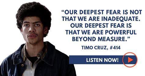 timo cruz our deepest fear.